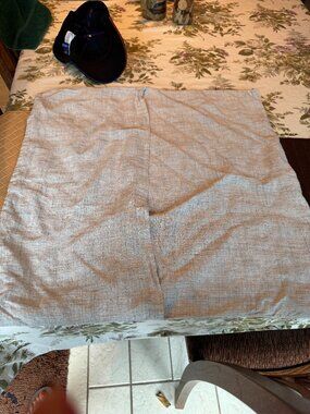 West Elm European Flax Linen Sham Natural Fax 25" x 25" Never Used